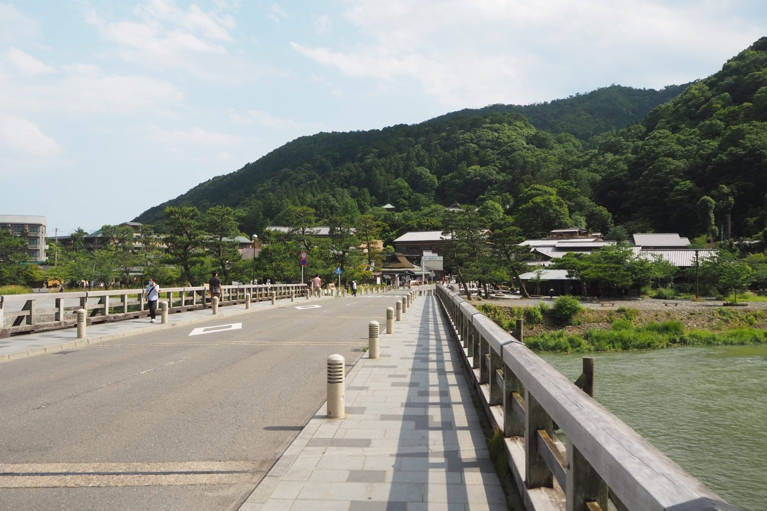 渡月橋 3 ／ ゆずごフォト CC-BY フリー素材写真配布