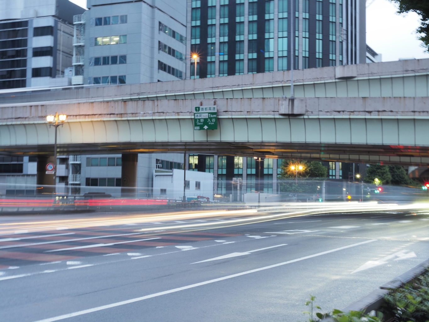 江戸橋 夜景 3 ／ ゆずごフォト CC-BY フリー素材写真配布